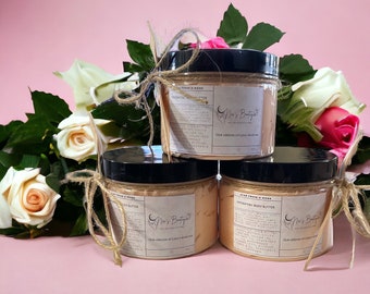 Kiss From A Rose Lush Rose Jam Fragrance Type Pink Nourishing Hydrating Whipped Handmade Body Butter