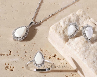 Grand Teardrop Mother's Keepsake Milk - Cremation - DIY Kit - Jewelry Set
