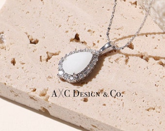 Grand Teardrop Mother's Keepsake Milk Necklace - DIY Kit