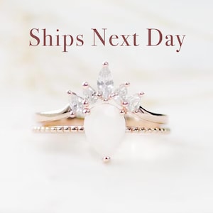 DIY Breastmilk ring | Stackable 2pcs Crown Teardrop | Gift for breastfeeding mothers | birthday | Anniversary | Mother&#39;s day | Christmas