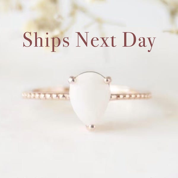 Anillo de leche minimalista con forma de lágrima para guardar recuerdos de la madre - Kit para armar