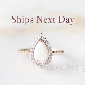 DIY Breastmilk Ring Kit: Rose Gold Teardrop, Sterling Silver