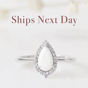 Breastmilk ring DIY kit - Grand Teardrop Solid Silver S925
