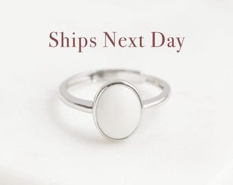 Solid Silver Oval Breastmilk Ring DIY Kit