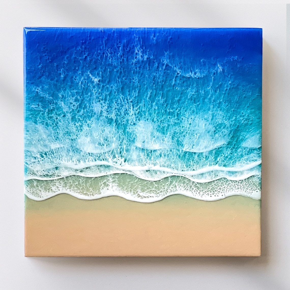 Ocean Wave Wall Art Elegant Beach Decor 3D Ocean Waves Etsy