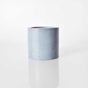 flower pot indoor, minimalist plant pot, concrete planter, medium planter, succulent planter, flower pot image 2