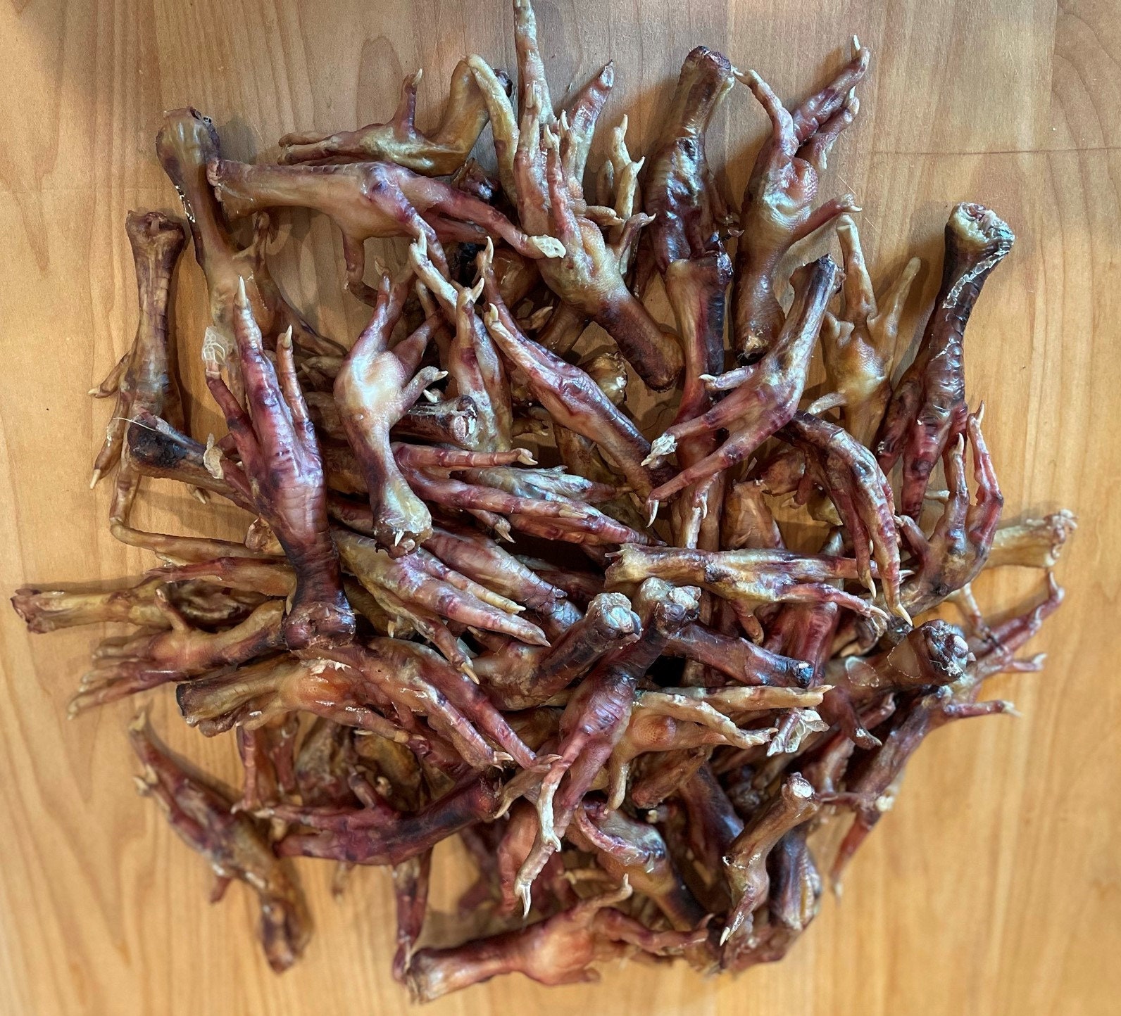 12 Chicken Feet Organic Dehydrated Dog Treats Chew Natural Etsy