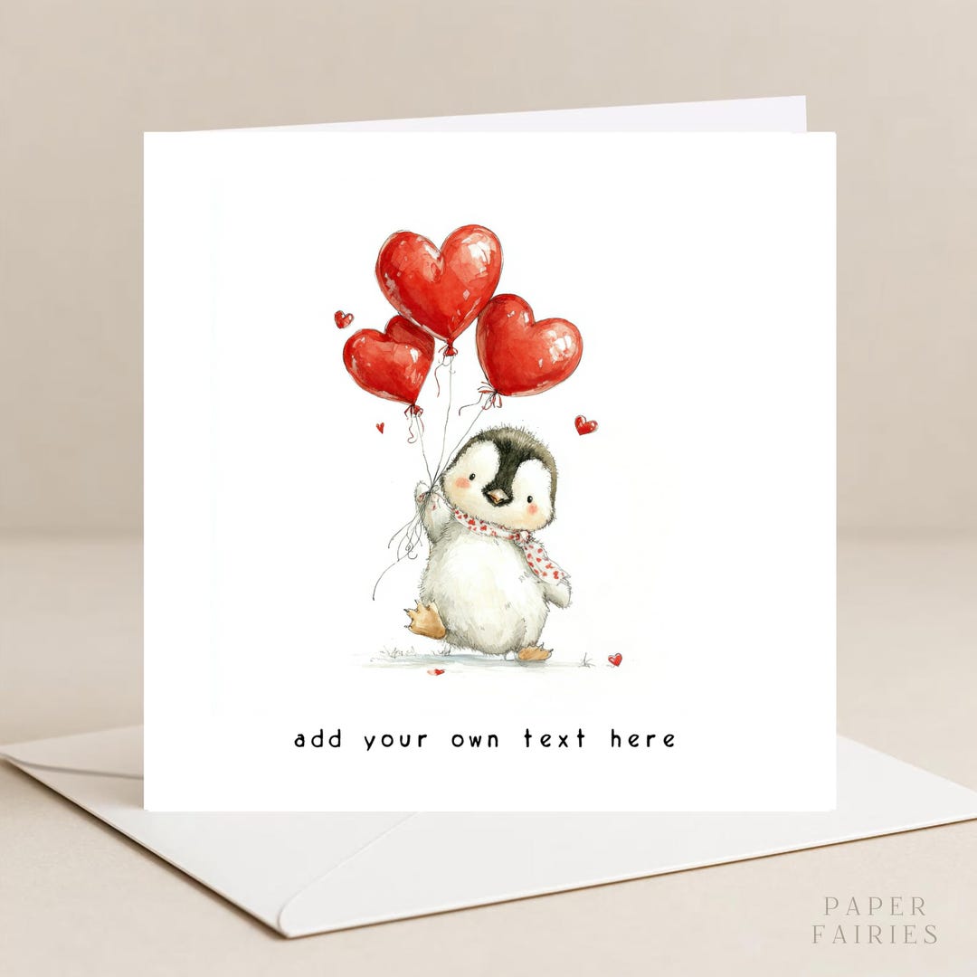 Valentines Day Card, Personalised Valentines Card, Valentines Card for ...