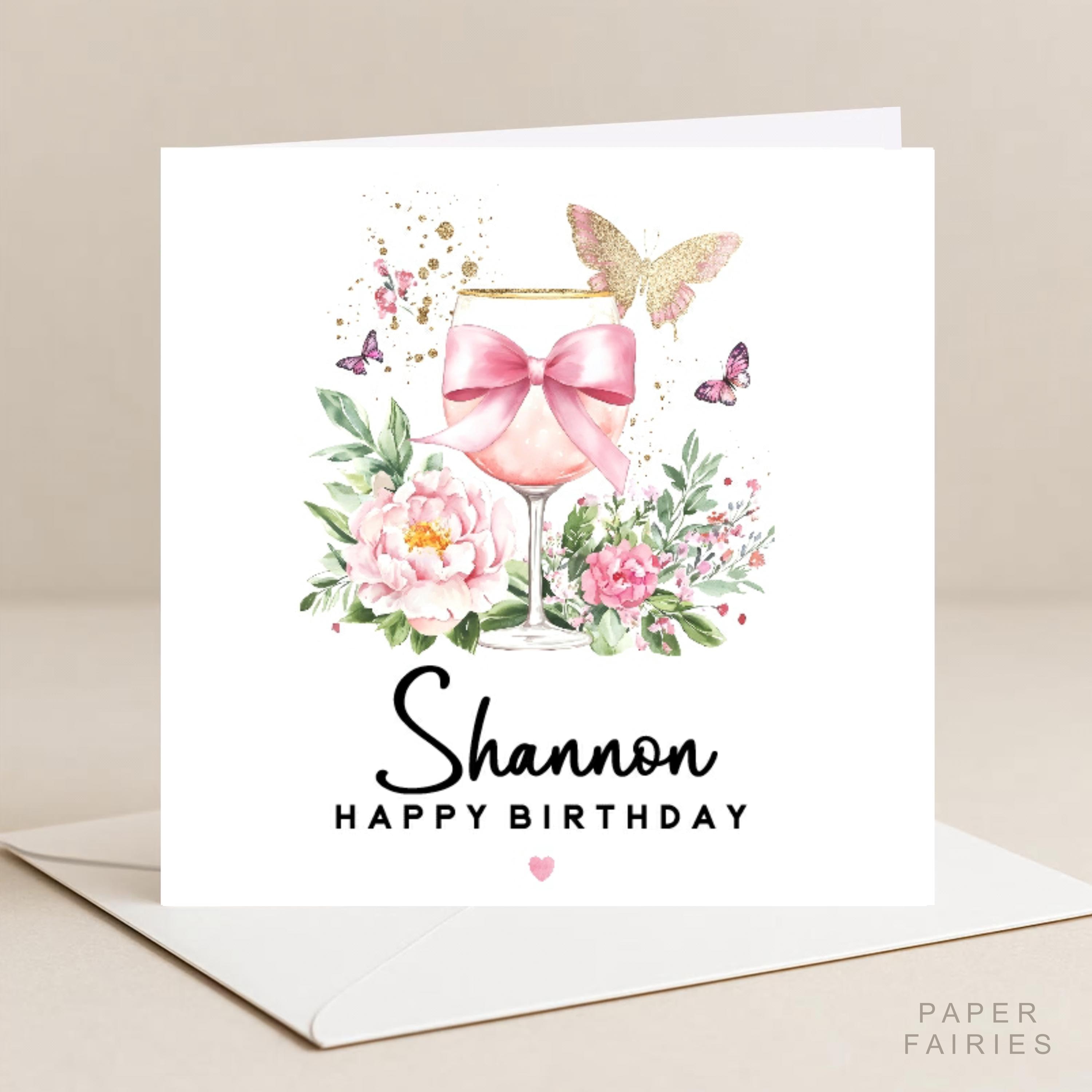 Birthday Card for Her, Birthday Card Ladies, Personalised Birthday Card