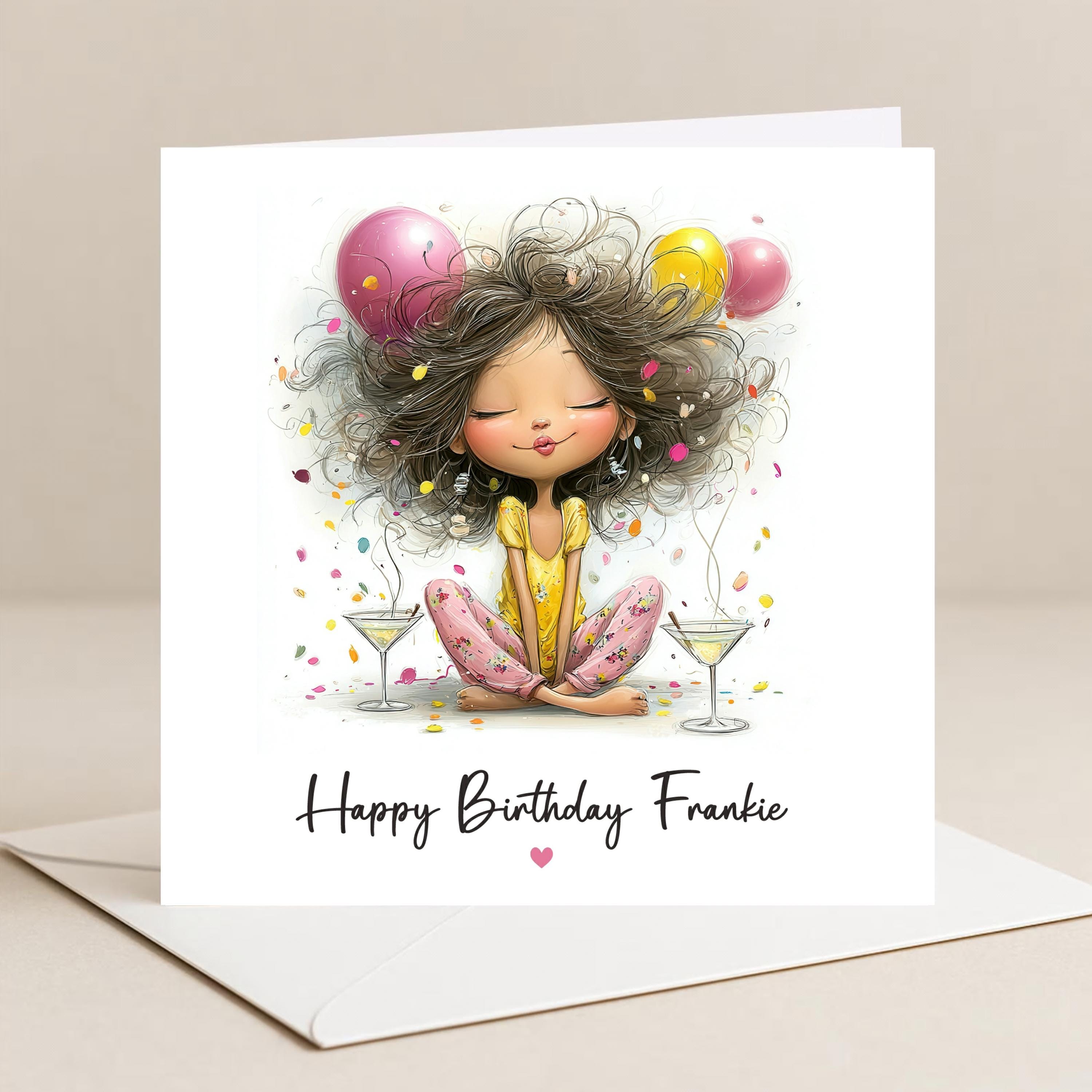 Birthday Card for Her, Birthday Card Ladies, Personalised Birthday Card