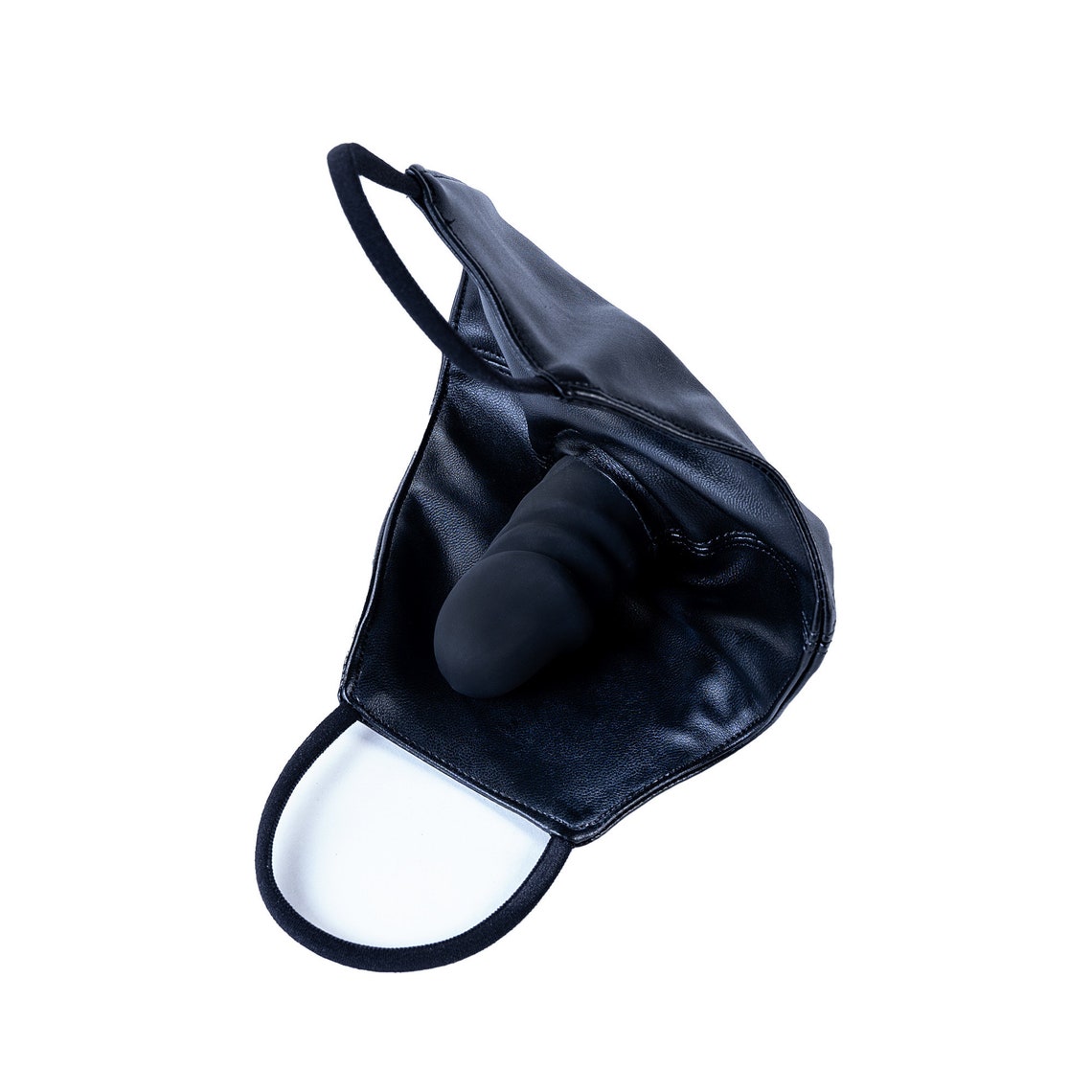 Leather Mask With Dildo Gag Mouth Gag Dildo Mask BDSM Muzzle - Etsy