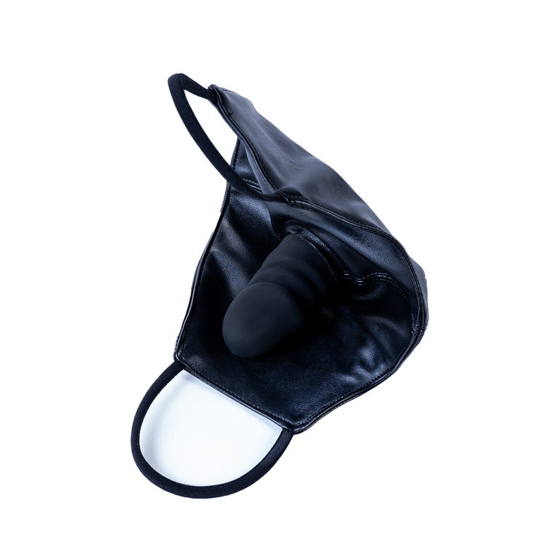 Leather Mask With Dildo Gag Mouth Gag Dildo Mask BDSM Muzzle - Etsy