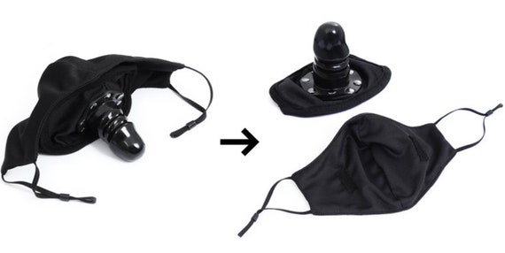 Mask With Dildo Gag Mouth Gag Dildo Mask BDSM Muzzle Mask - Etsy Australia