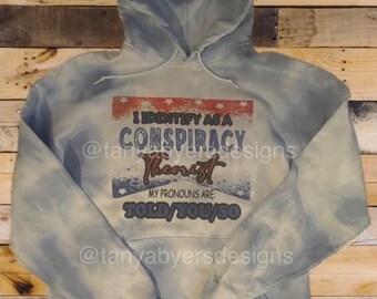 I identify as a conspiracy theorist PNG, conspiracy theory png,sublimation file, clipart, patriotic png, conspiracy digital download