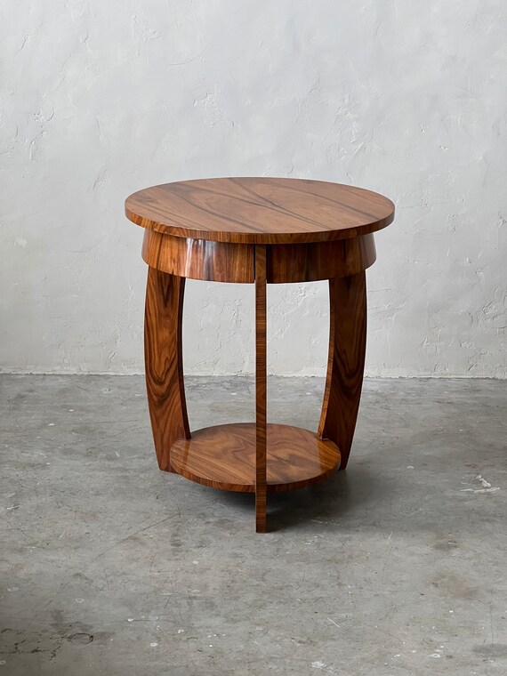 English Art Deco Accent Table Etsy