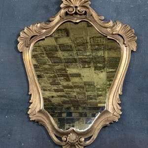 Large Italian Florentine Wall Mirror