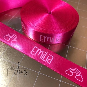 Printed Satin Ribbon - 25mm