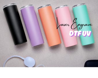 Custom DTF UV Tumbler , Back to school tumbler, 24oz Tumbler,  Laser Engraved Cup, Corporate Gift, Wholesale Tumblers, Bulk Tumblers