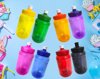 Colorful Party Favors Cups, Reusable Plastic Water Cups Push Cap, Wedding tumblers, Party Tumblers, Reusable Party Cups