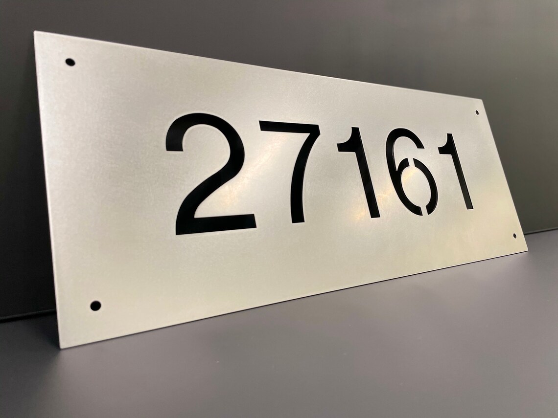 Plaque de numéro de maison plaque plaque dimmatriculation | Etsy