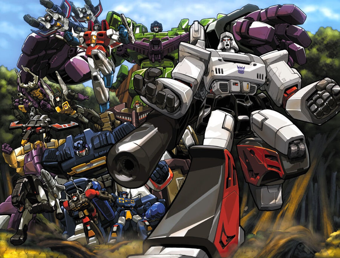 New Transformers Generation One G1 Decepticons Poster 27 X 39 From