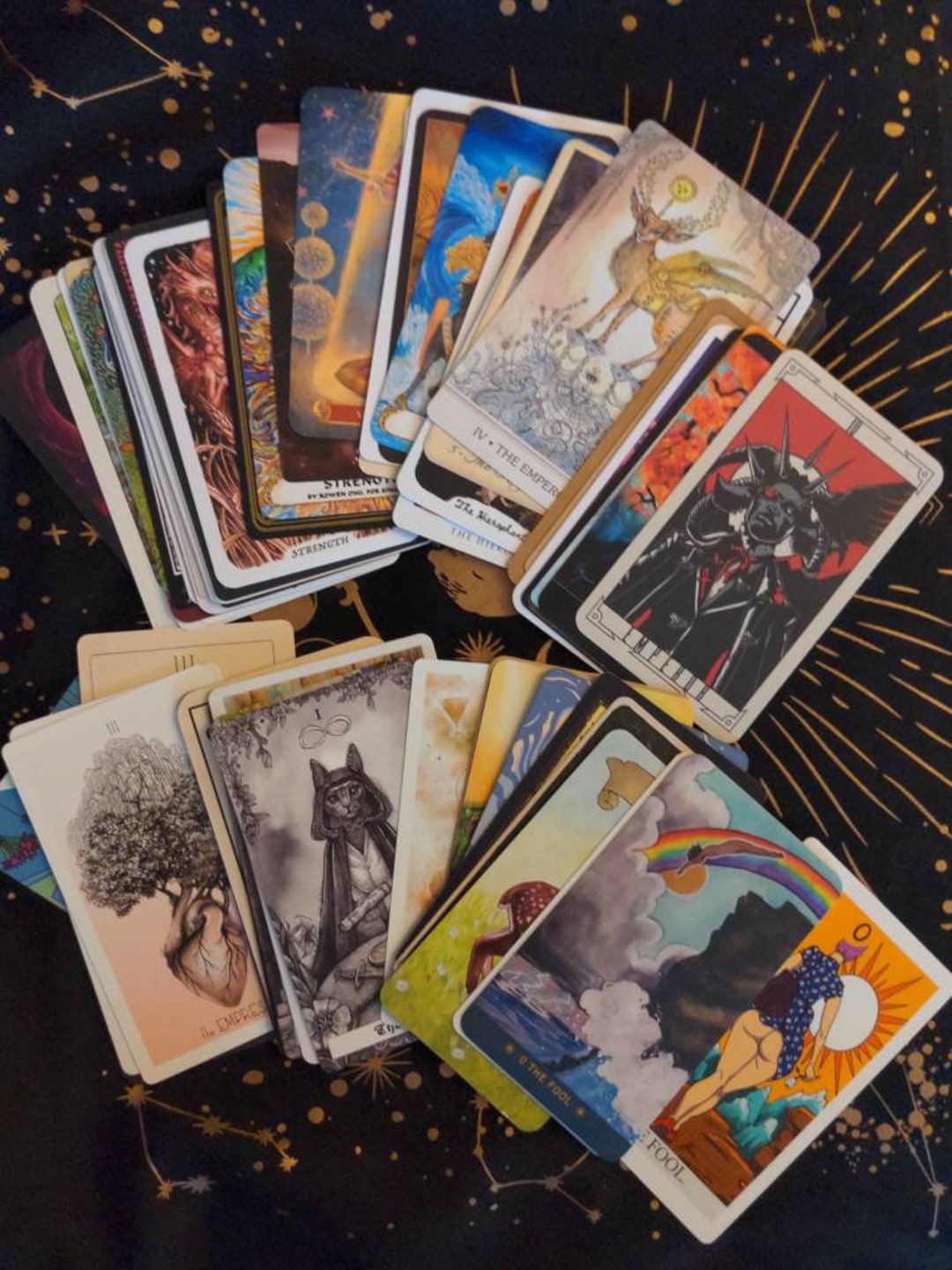 Bespoke Magpie Tarot Deck - Loose Tarot Cards - 80 Pack - Tracked ...