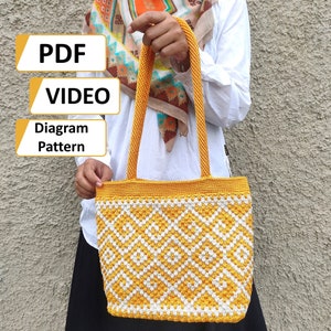 Crochet Bag Pattern Titan Tapestry Crochet Pattern Crochet Purse Pattern Instant Download PDF Etsy