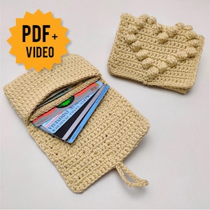 My Heart Card Holder Crochet Pattern + Video Tutorial | Easy Crochet for Beginners | Crochet Wallet Pattern