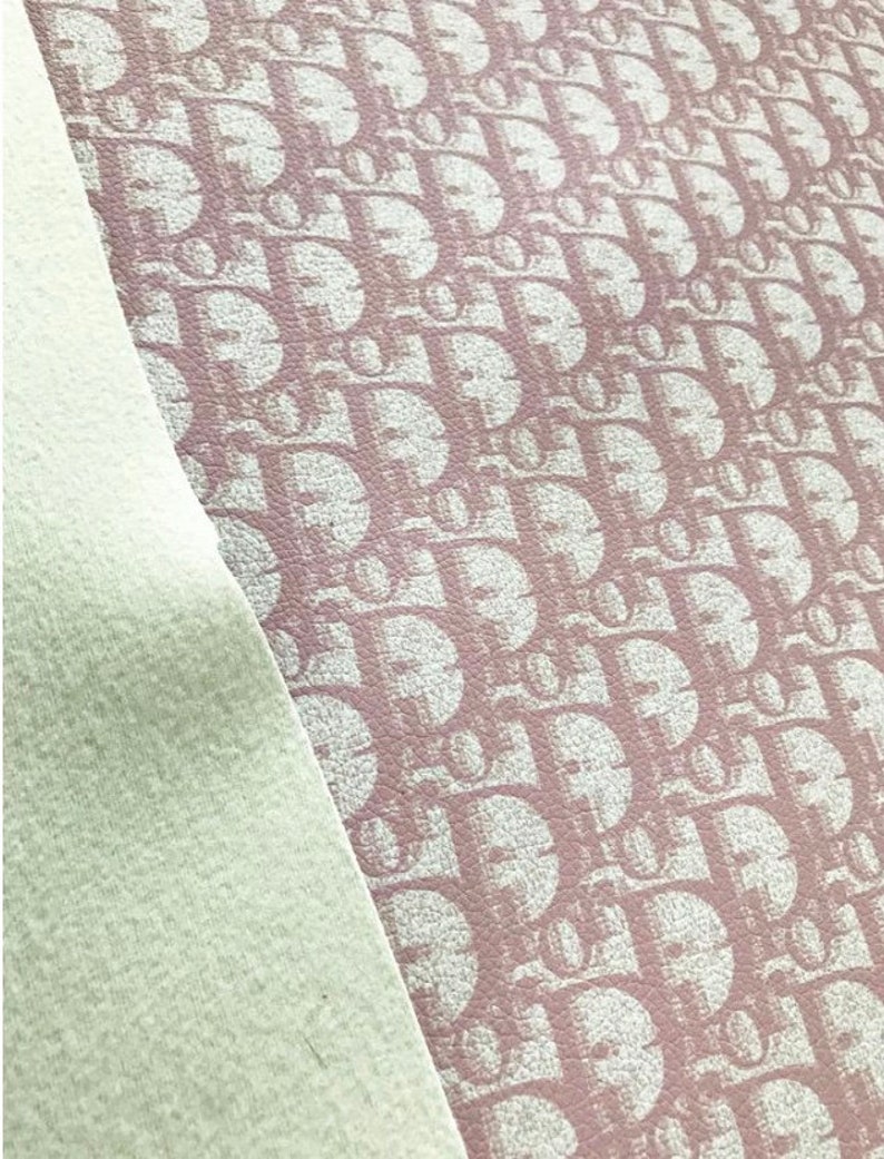 Dior Leather Fabric Pink | Etsy