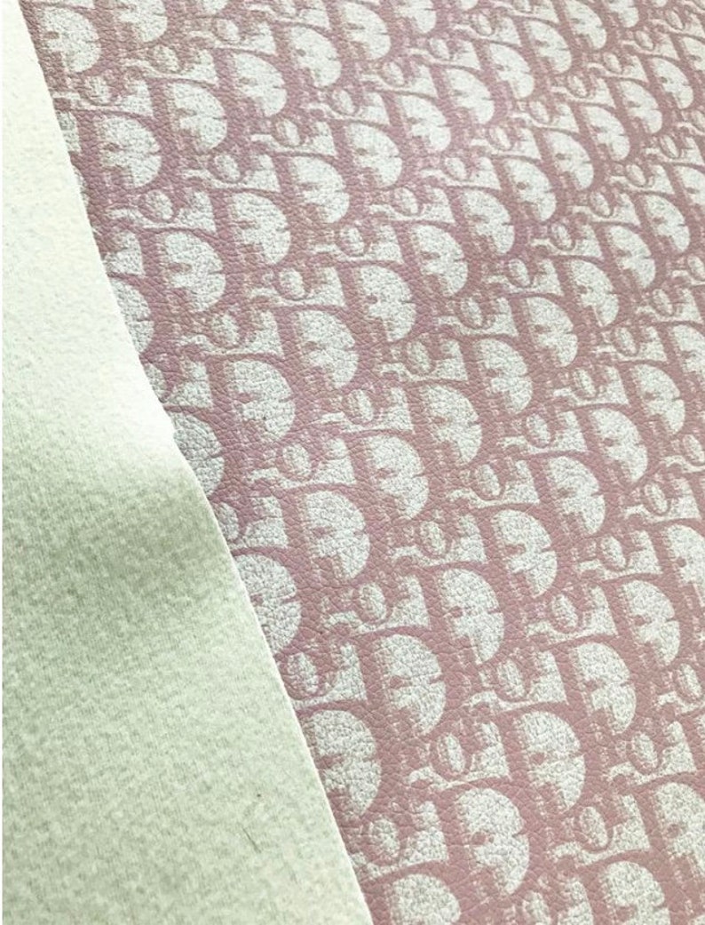 Dior Leather Fabric Pink Etsy