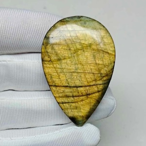 Labradorite Cabochon, Natural Labradorite Gemstone For making Jewelry, Gemstone For Jewelry, Labradorite Pendant, 46x31x6mm 76.00 Carat