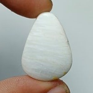 Rare !! Scolecite Cabochon, Natural Scolecite Gemstone, Scolecite Necklace, Scolecite Jewelry, Scolecite For Jewelry, 25x18x6mm 21.10 Carat