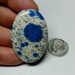 Beautiful K2 Jasper Palm Stone, Natural K2 Jasper Gemstone, Oval Shape Cabochon, Gemstone For Making Jewelry, Handmade, 43x29x6mm 63.20 Cts