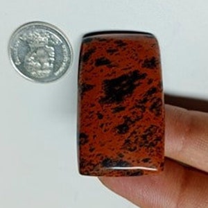 Top Quality !! Mahogany Obsidian Cabochon, Natural Obsidian Gemstone, Loose Gemstone For Making Jewelry, Handmade, 42x25x7mm 67.45 Carat