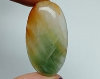 Incredibile pietra di quarzo arcobaleno, pietra preziosa di quarzo naturale, pietra preziosa sfusa per la creazione di gioielli, fatta a mano, 40x22x7 mm, 53,60 carati