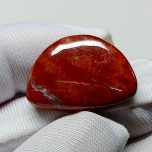 Beautiful Red Jasper palm Stone, Natural Jasper Gemstone, Loose Gemstone For Making Jewelry, Wire Wrapped Stones, 25x17x6mm 30.50 Carat