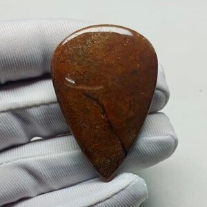 Zeldzaam !! Dendriet opaal edelsteen, natuurlijke honing dendriet opaal cabochon, peer edelstenen, dendriet opaal sieraden, kristallen, 48 x 33 x 6 mm 68,00 cts