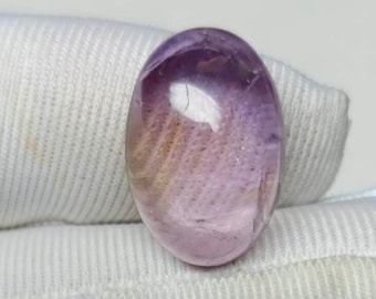 Amethyst Cabochon, Natural Amethyst Gemstone, Oval Gemstone, Loose Gemstone For making Jewelry, Healing Crystals, 18x12x7mm 12.15 Carat
