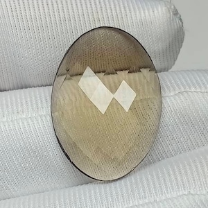 Top Quality !! Smokey Quartz Faceted, Natural Smokey Quartz Gemstone, Loose Gemstone For Making Jewelry, Handmade, 23x17x4mm 12.00 Carat