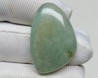 Aquamarine Gemstone, Natural Aquamarine Cabochon, Loose Gemstone For making Jewelry, Healing Crystals, Jewellery, 28x19x6mm 28.00 Carat