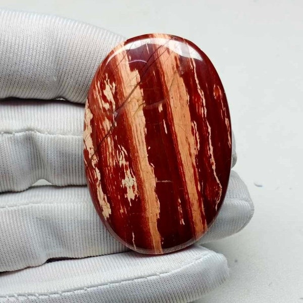 Snake Skin Jasper Cabochon, Natural Jasper, Oval Gemstone, Jasper For Loose Jewelry, Semi Precious, Handmade Cabochon, 48x33x6mm 112.00 Cts