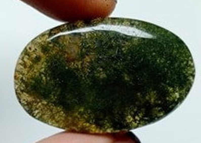 36x23x6mm 46.40 Carat Moss Agate,Natural Moss Agate,Gemstone,Agate Stone,Agate Cabochon,Designing Agate,Jewellery Making,Loose Stone,Cabs