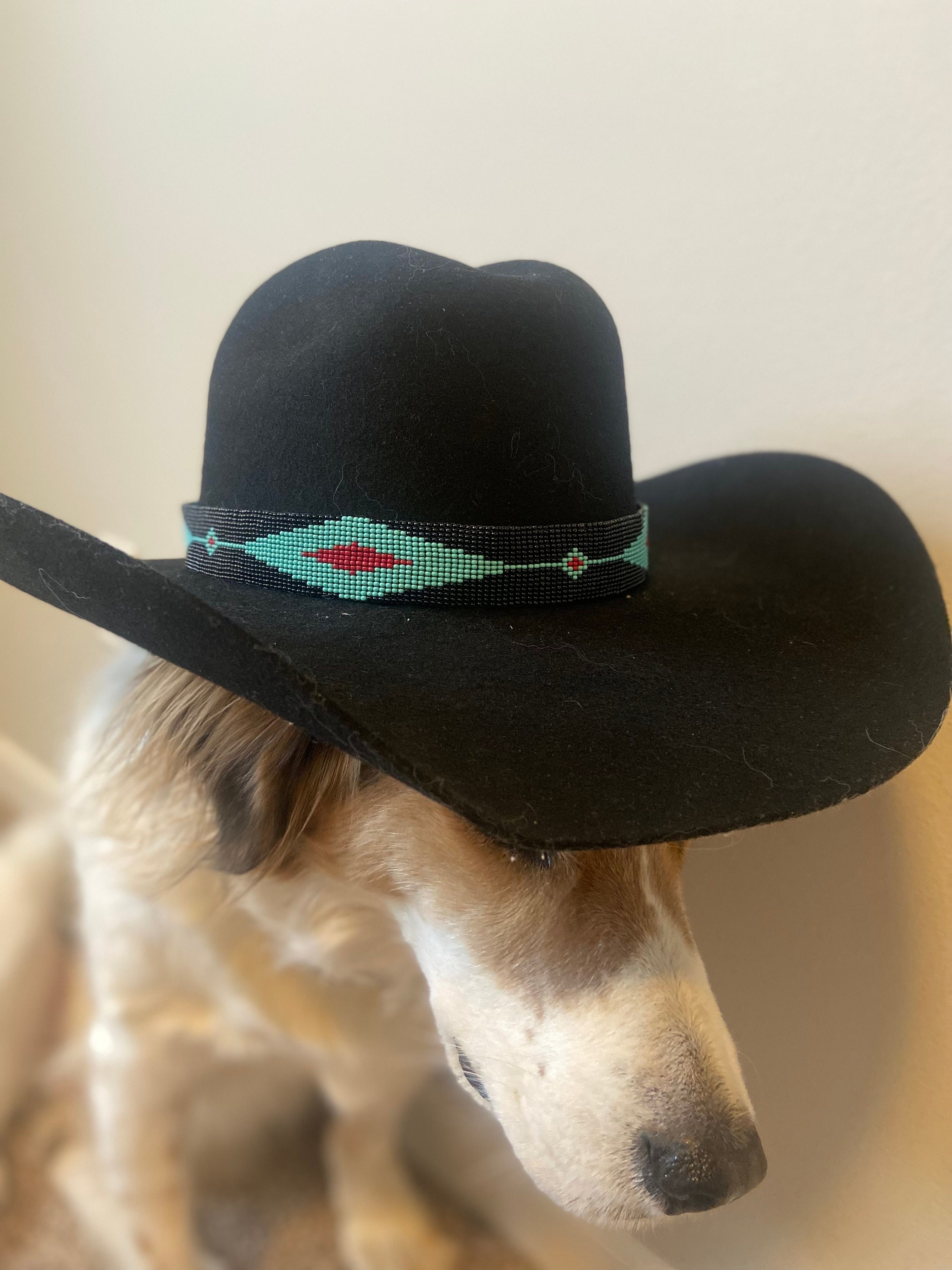 Turquoise Hat Band Crystal Hat Band Adjustable Hatband Cowboy Hat Band  Western Hat Band Photo Props Hat Band Hat Jewelry 