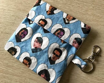 Love, Keanu Cotton Face Mask Holder Pouch