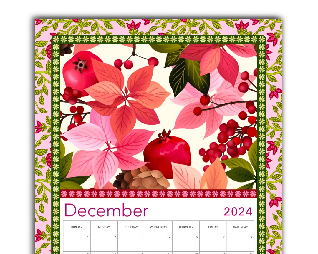 2024-december-printable-calendar-tropical-printable-calender-etsy