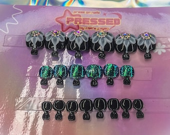 conjunto de 20 unhas dos pés