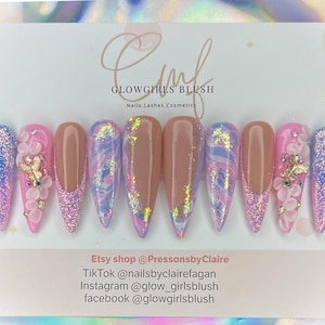 Druk op de nagels Flutterbye