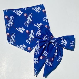 Los Angeles Dodgers Dog Bandana, Cat Bandana, Hairbow, Bleed Blue, I love LA, Los Doyers, Pet Sailor Bow