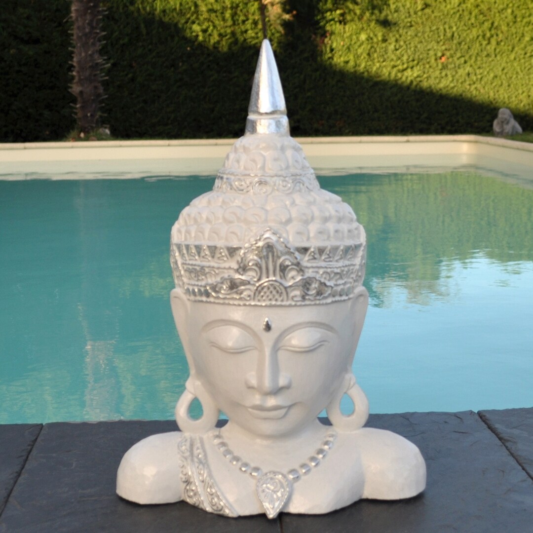 Splendid Buddha Mask, Handmade Entirely in Wood - Etsy