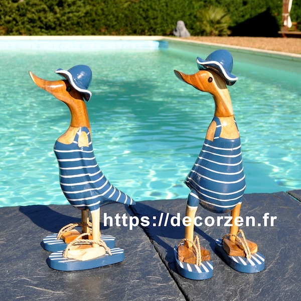 Maillot vintage - les adorables canards déjantés.